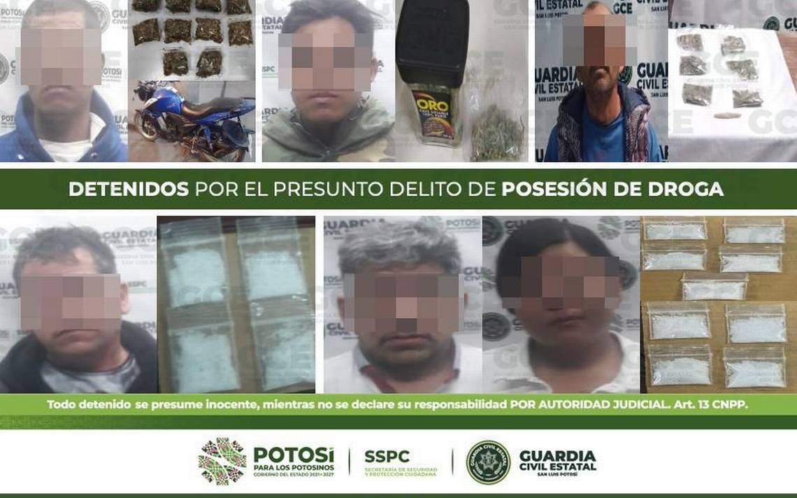 Capturan A 12 Personas Por Posesión De Droga El Sol De San Luis Noticias Locales Policiacas 9528